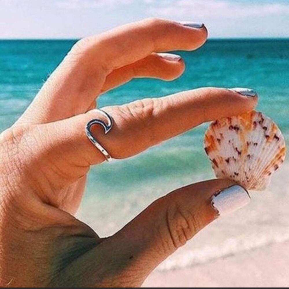 🌊🌊Silver Wave Ring 🌊🌊